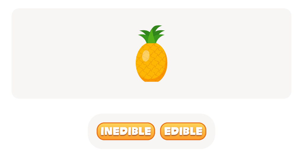 Pineapple's Edible or Inedible Quiz - Can You Tell the Difference?