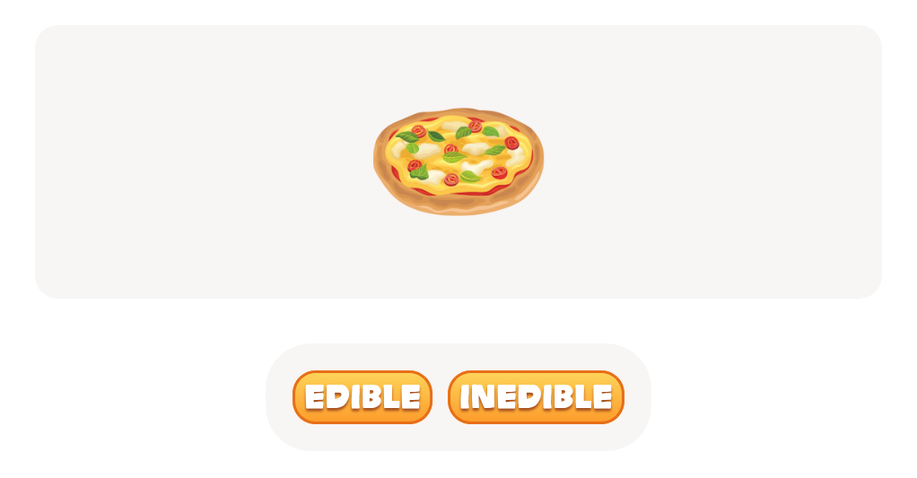 Pizza's Edible or Inedible Quiz - Can You Tell the Difference?