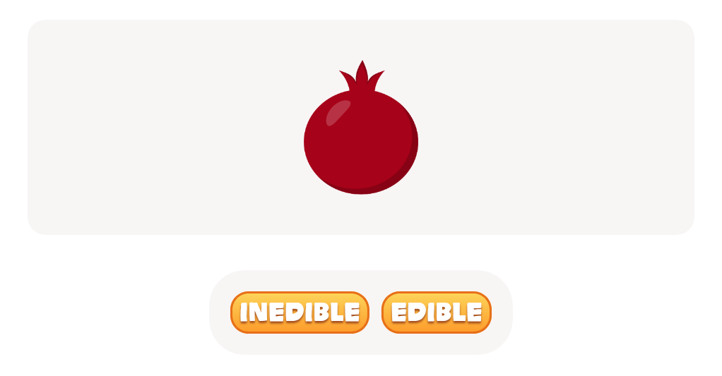 Pomegranate's Edible or Inedible Quiz - Can You Tell the Difference?