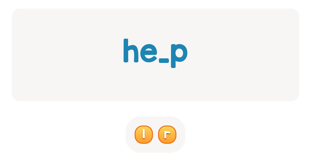 Pre-K: Find the Missing Letter in Sight Words