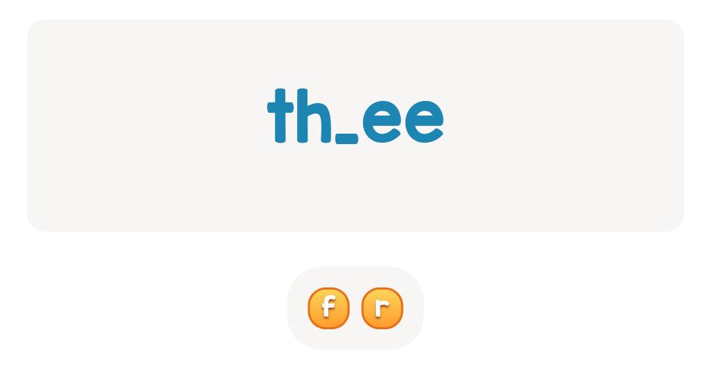 Pre-K: Find the Missing Letter in Sight Words