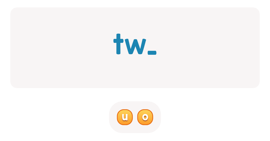 Pre-K: Find the Missing Letter in Sight Words