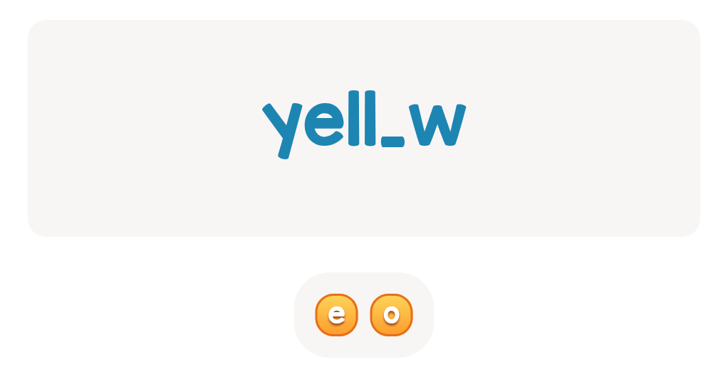 Pre-K: Find the Missing Letter in Sight Words