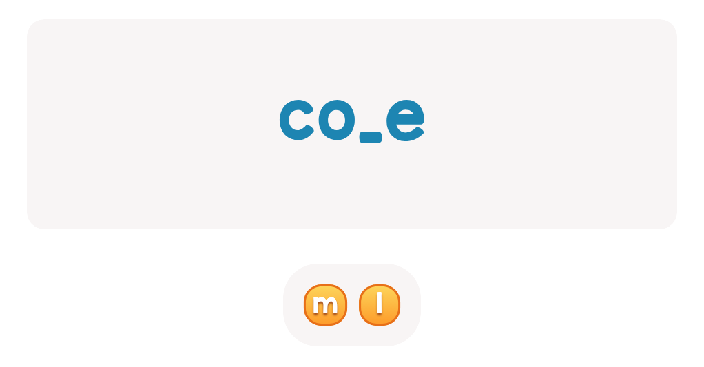 Pre-K: Find the Missing Letter in Sight Words