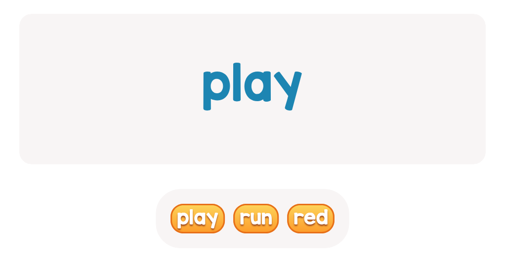 Pre-K Sight Word Recognition Activity