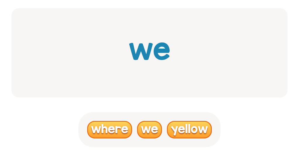 Pre-K Sight Word Recognition Activity