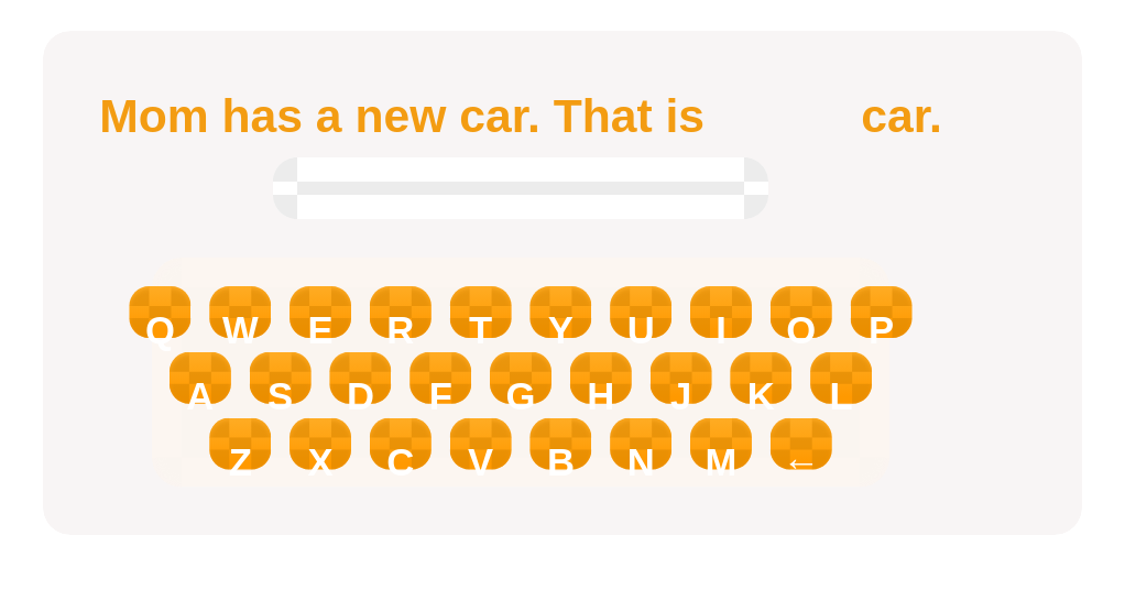 Provide the possessive adjective needed in the blank.