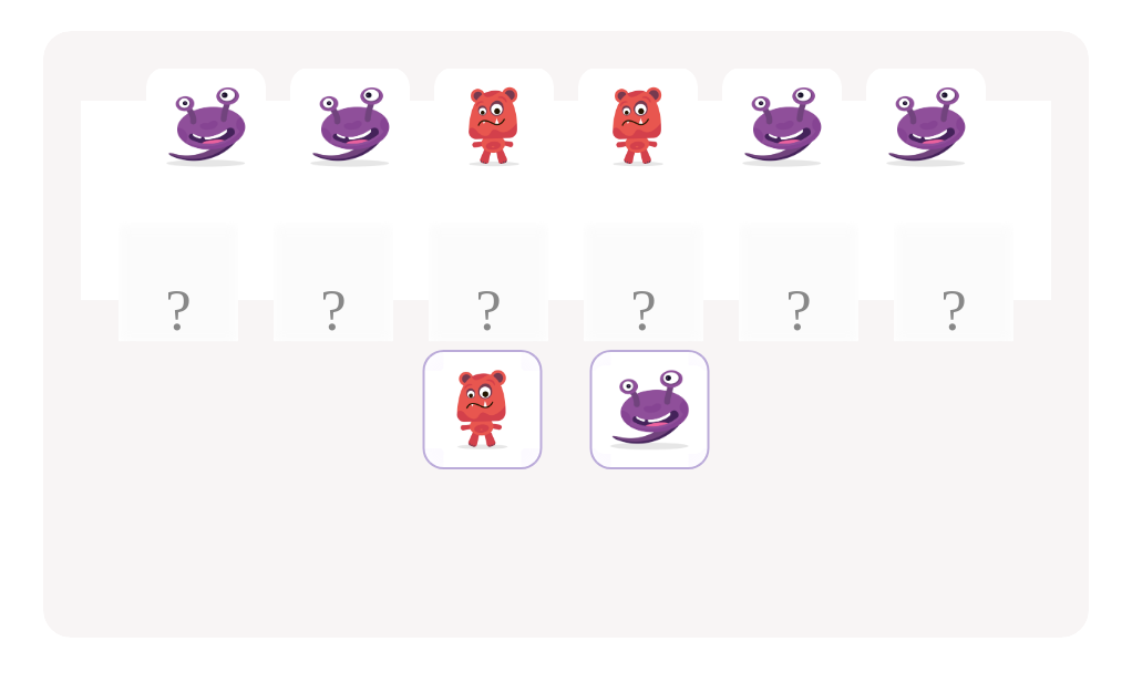 Repeat the Cute Monster Rhythm!