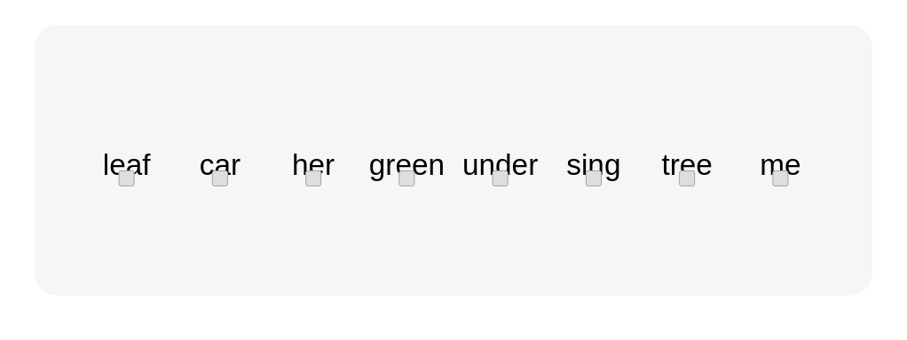 Select all personal pronouns from below.