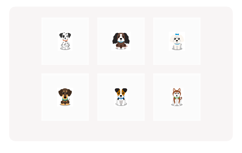 Select All the Small Dogs Below