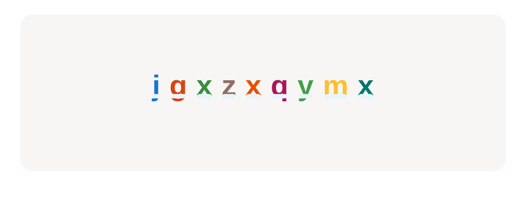Select all the ‘x’s you can find here.