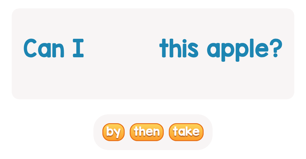 Sight Words for 1st Grade: Complete the Sentences Activity