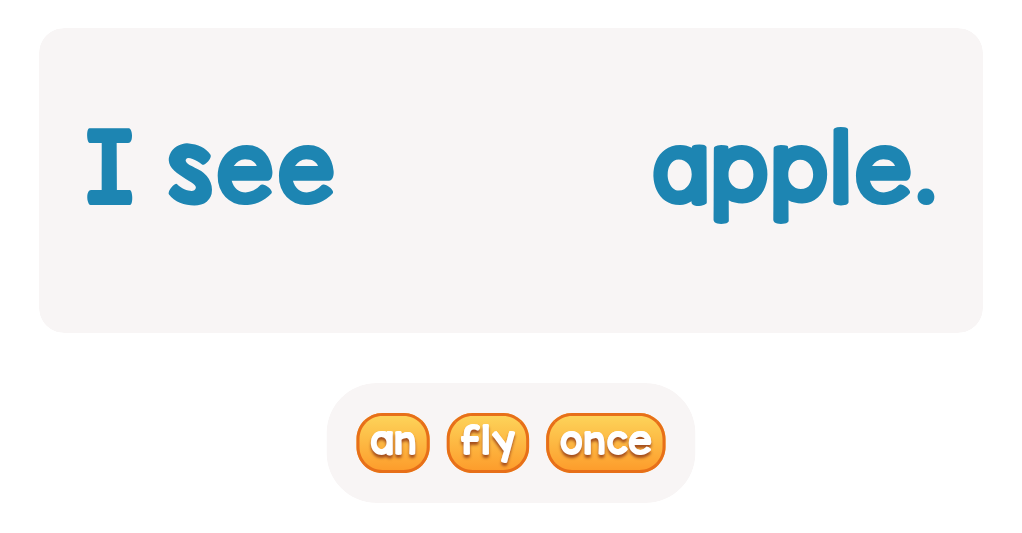 Sight Words for 1st Grade: Complete the Sentences Activity