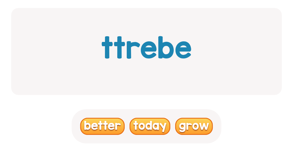 Sight Words Scramble Activity – Unscramble the Words