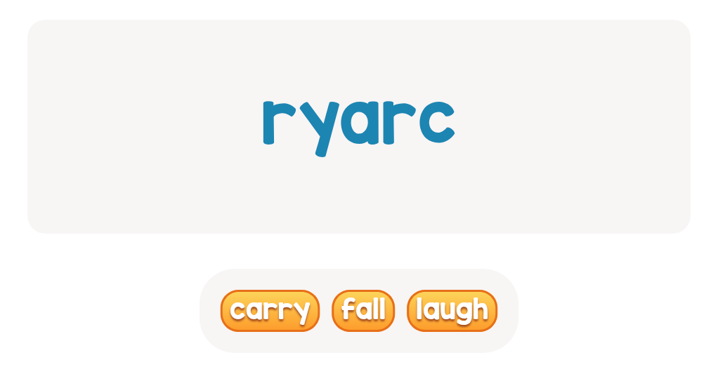 Sight Words Scramble Activity – Unscramble the Words