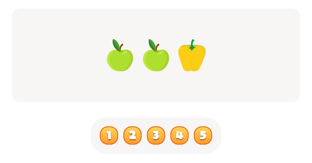 Sort and Count Apples and Peppers Worksheet