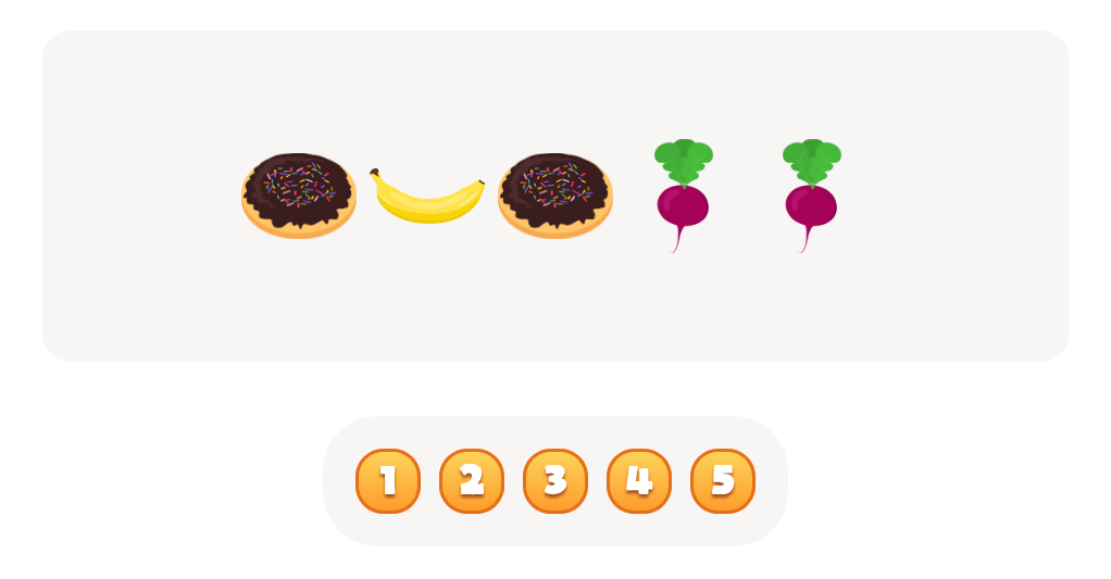 Sort and Count Bananas, Beetroots and Cookies Worksheet