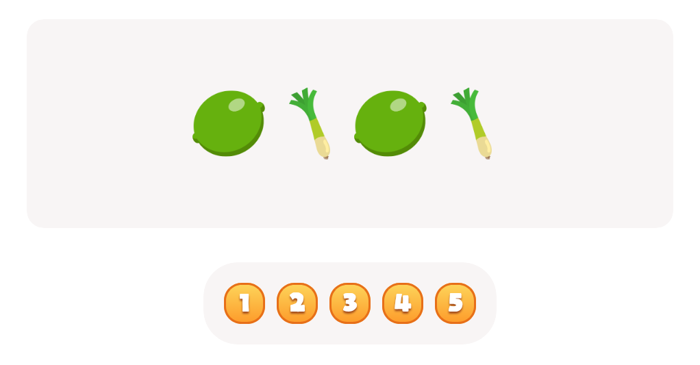 Sort and Count Limes and Leeks Worksheet