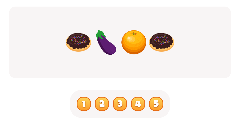 Sort and Count Oranges, Eggplants and Cookies Worksheet