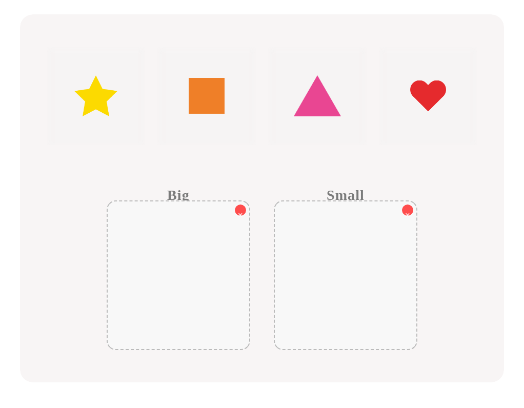 Sort the Shapes by Size!