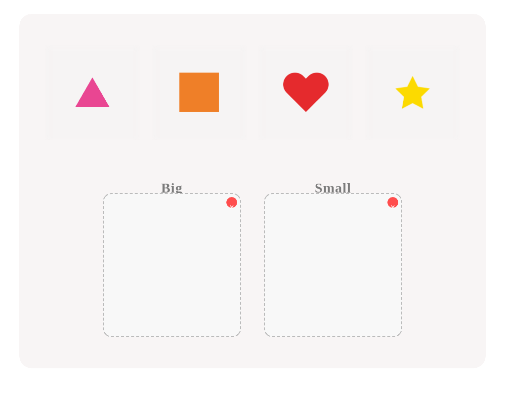 Sort the Shapes by Size!