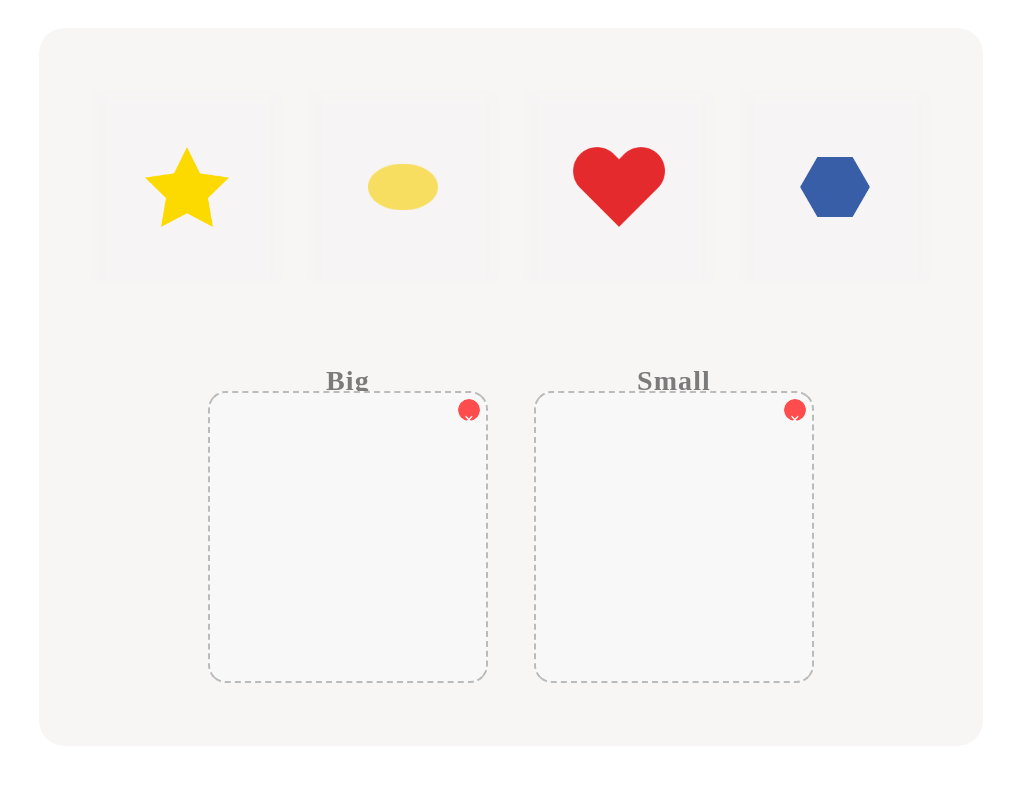 Sort the Shapes by Size!