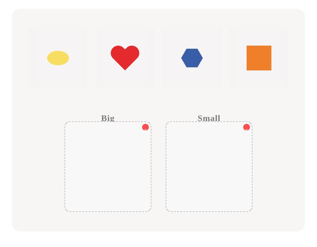 Sort the Shapes by Size!