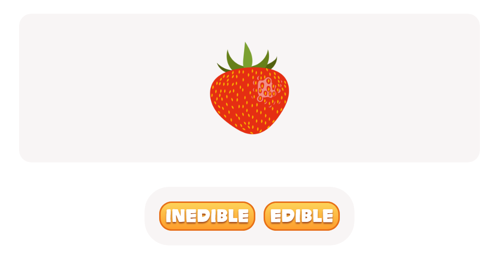 Strawberry's Edible or Inedible Quiz - Can You Tell the Difference?