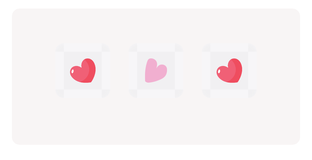 Tap Exactly the Same Hearts