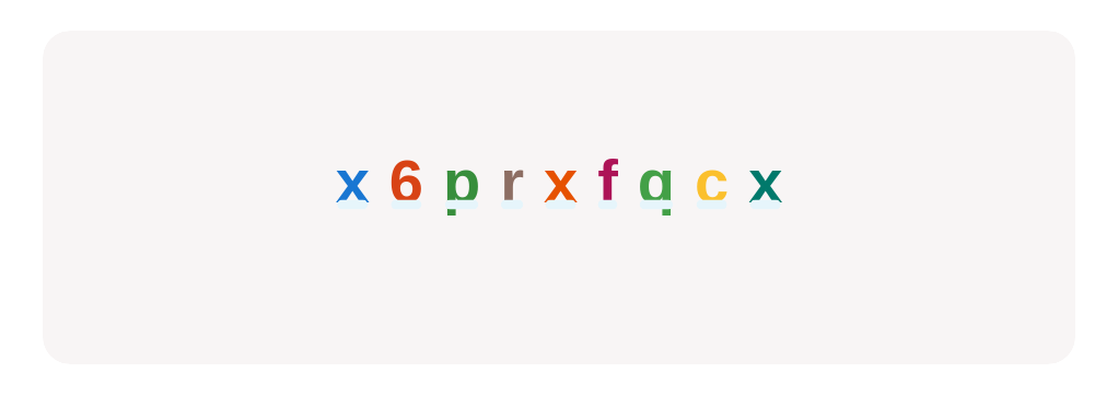 Tap the lowercase letter ‘x’ wherever you see it.