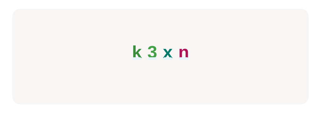 Tap the small letter ‘k’ among these symbols.