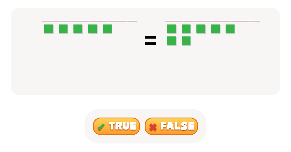 TRUE or FALSE: Compare Numbers 2-Digit Numbers