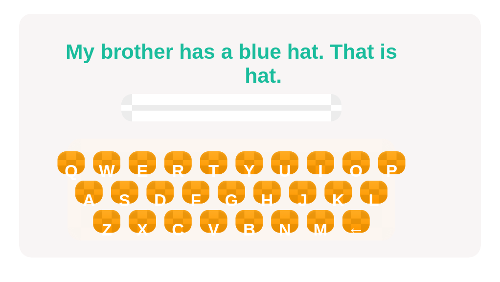 Type the possessive adjective that fits the blank.