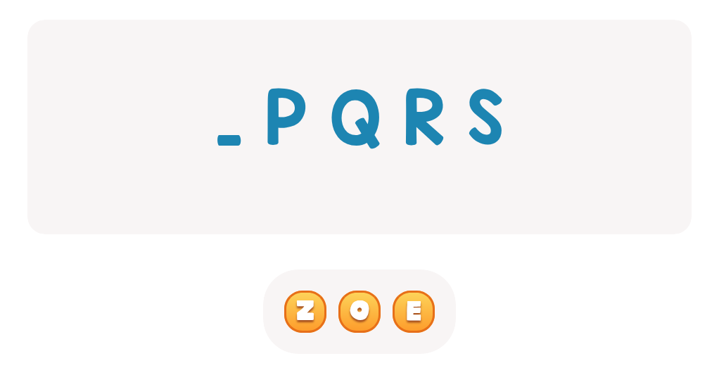 Uppercase ABC: Find the Missing Letter Worksheet