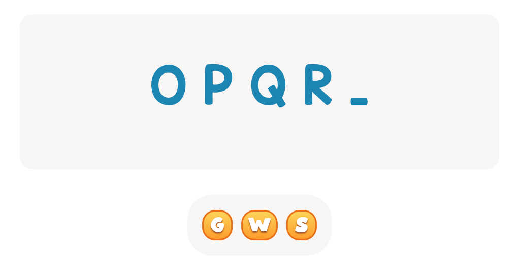 Uppercase ABC: Find the Missing Letter Worksheet
