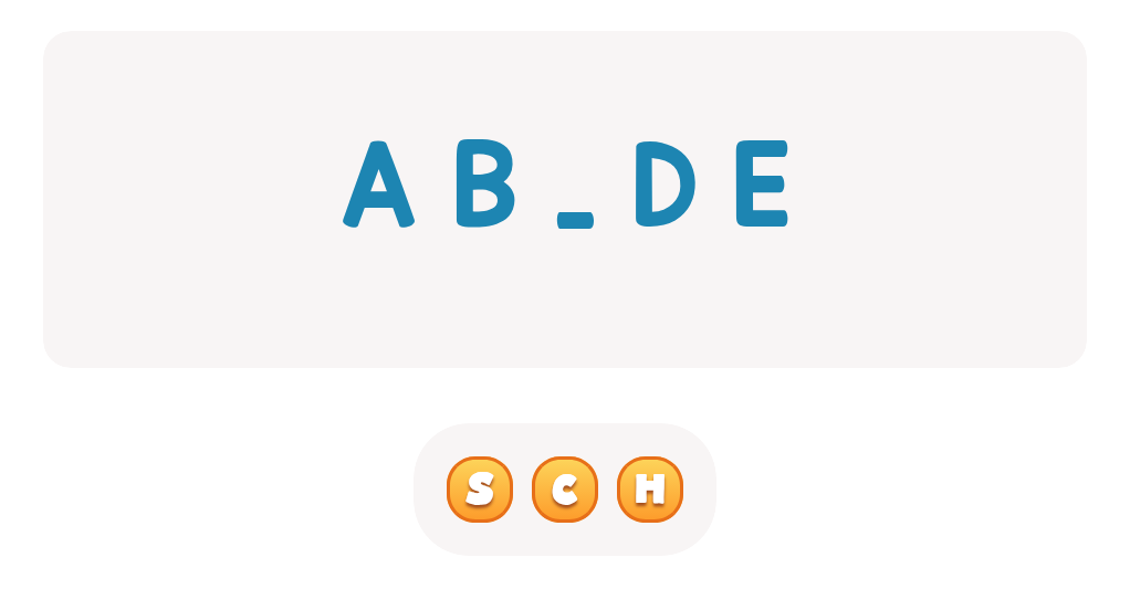 Uppercase ABC: Find the Missing Letter Worksheet