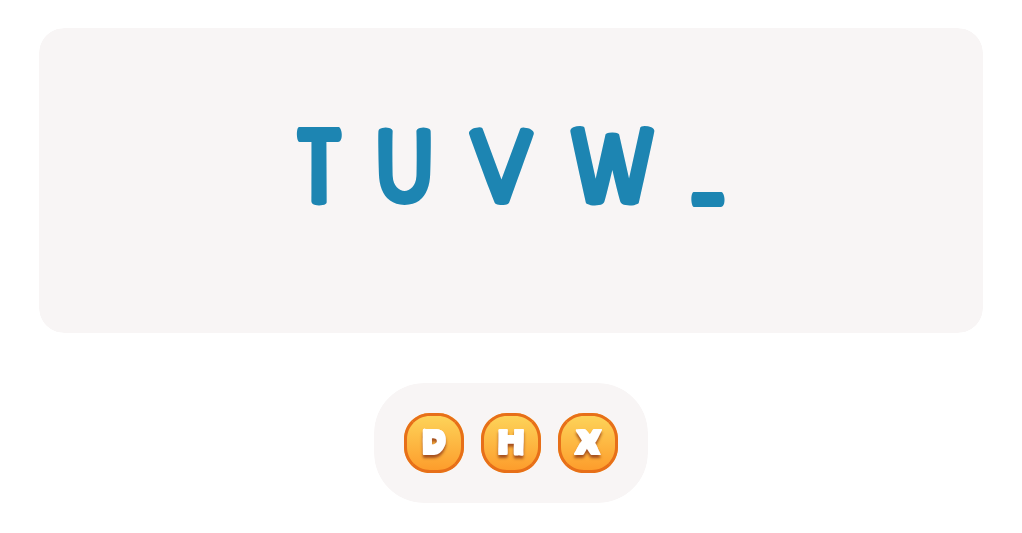 Uppercase ABC: Find the Missing Letter Worksheet