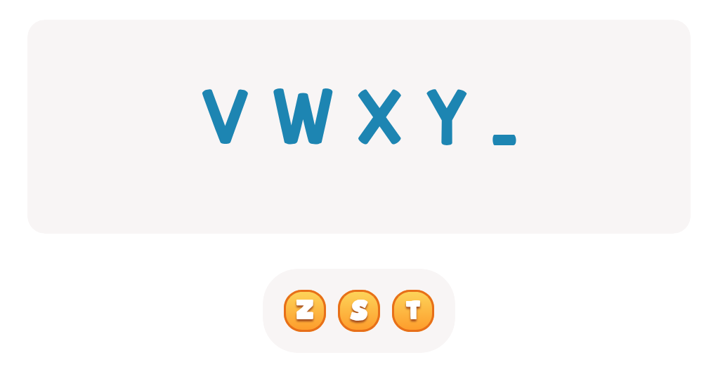 Uppercase ABC: Find the Missing Letter Worksheet
