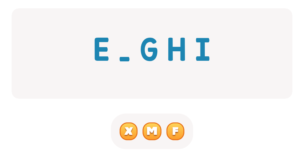 Uppercase ABC: Find the Missing Letter Worksheet