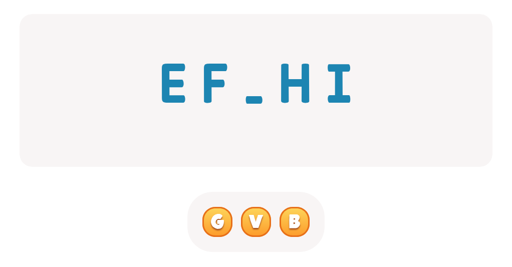 Uppercase ABC: Find the Missing Letter Worksheet
