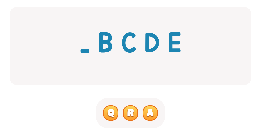 Uppercase ABC: Find the Missing Letter Worksheet
