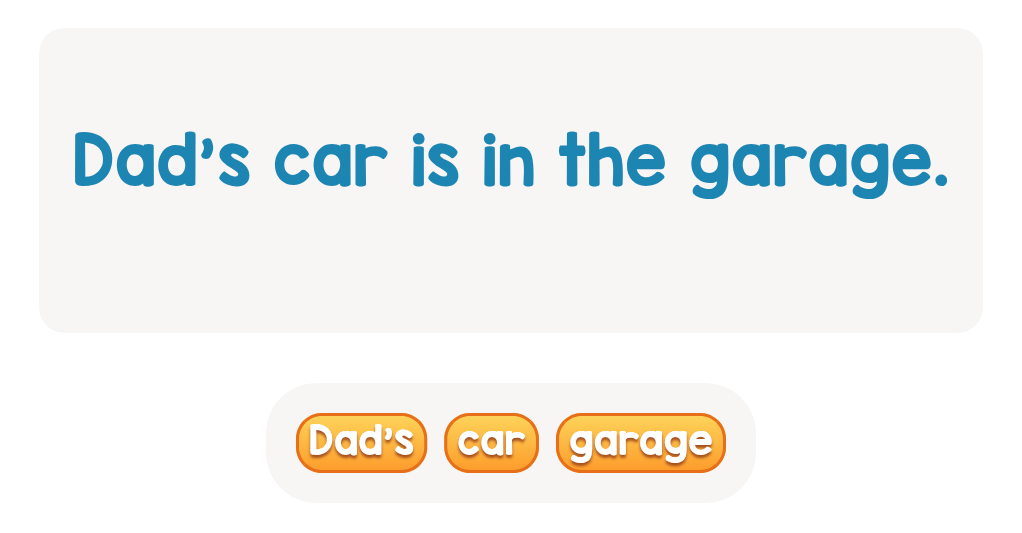 Vroom! Our car is in the garage. Who does it belong to? Let's find out!