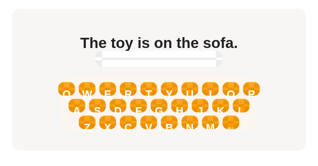 What’s on the sofa? Enter the matching pronoun for the highlighted object.