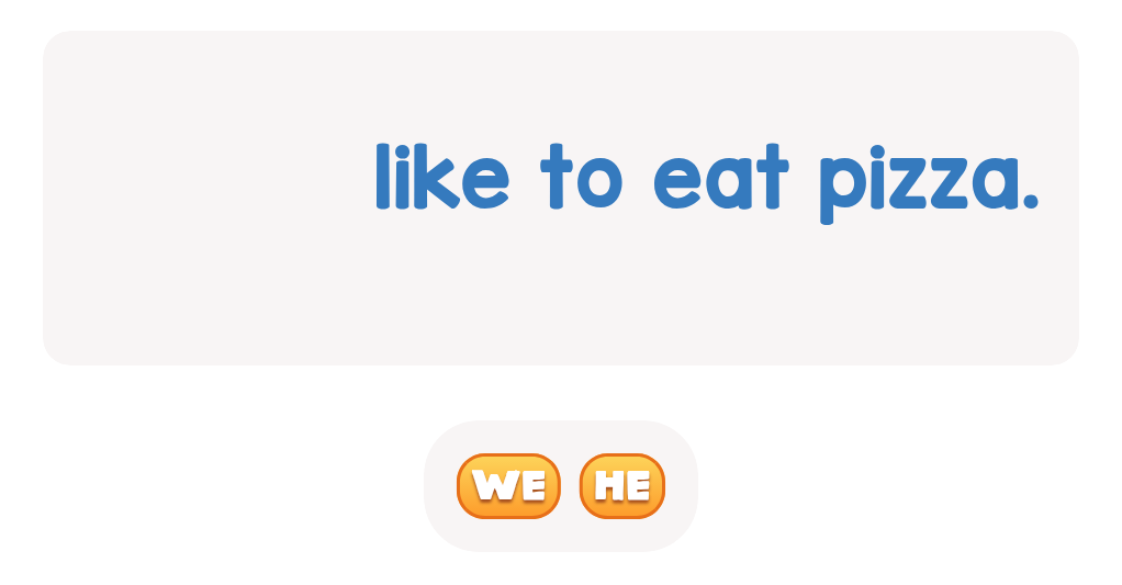 Which pronoun tells about more than one pizza fan?