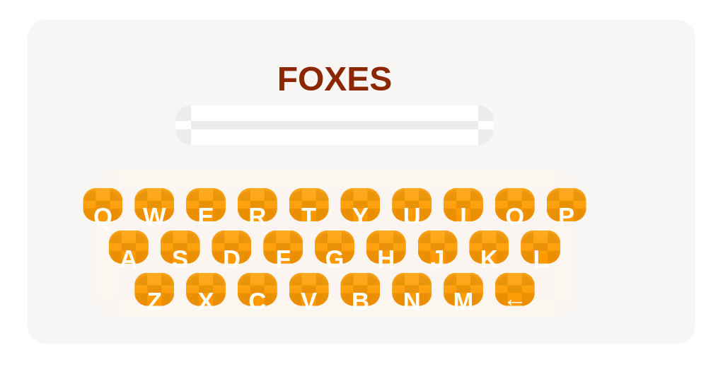 Which word is the singular of the animal shown?