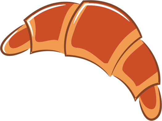 Croissant Math Count the Croissants and Match Numerals, Math Worksheet for Grade 1