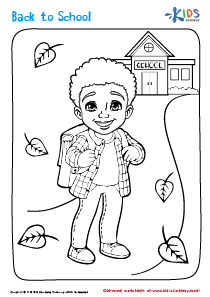 Back to School Coloring Page 6