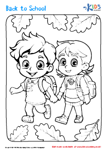 Back to School Coloring Page 7