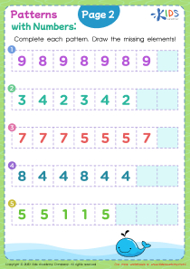 Patterns with Numbers: Page 2