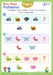 Busy Bugs Patterns: Page 2